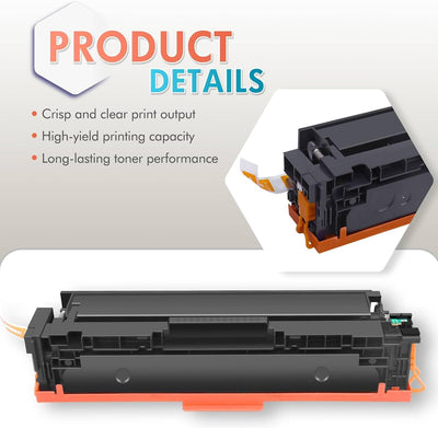 1er-Pack Mit Chip Kompatibel für HP 415A 415X Tonerkartusche als Ersatz für M479fdw Toner Color Lase