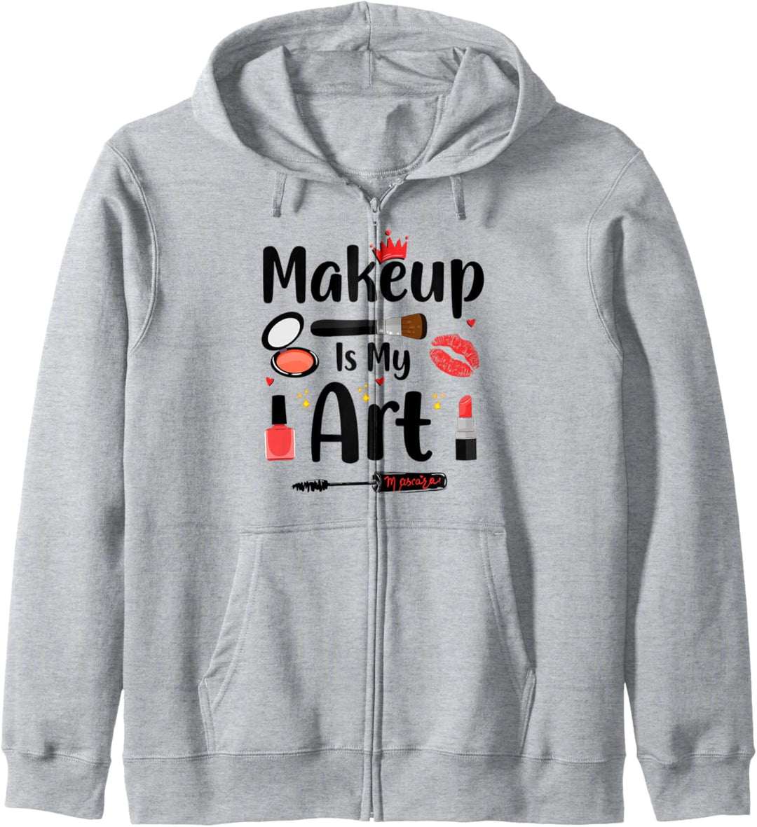 Esthetician Makeup Is My Art Girl Cosmetology Makeup Artist Kapuzenjacke