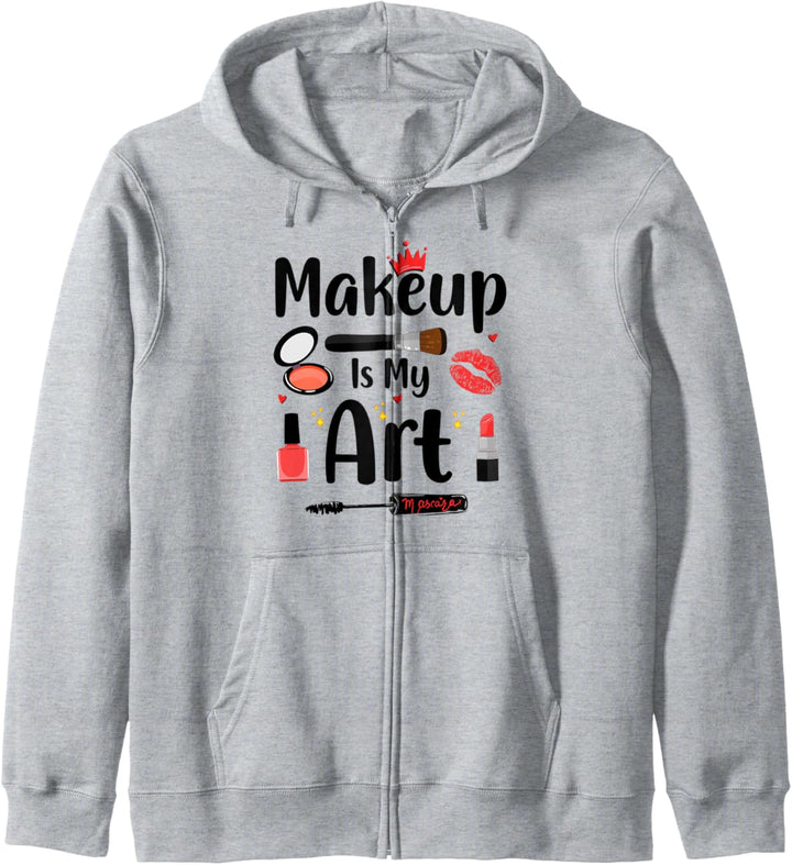 Esthetician Makeup Is My Art Girl Cosmetology Makeup Artist Kapuzenjacke
