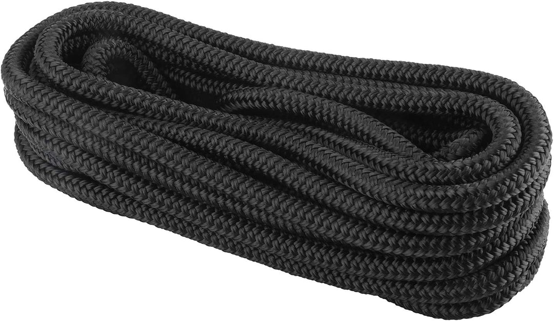 FreeTec 4 TLG Bootsseil Boot Fenderleine Nylon Dockline Festmacherleine Fenderseil mit Auge 12mm Dur