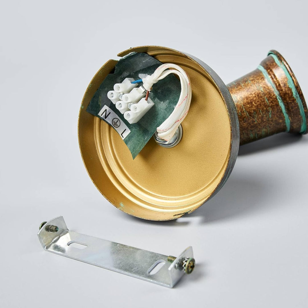 Lindby Strahler 'Arielle' (Retro, Vintage, Antik) in Bronze aus Metall u.a. für Wohnzimmer & Esszimm