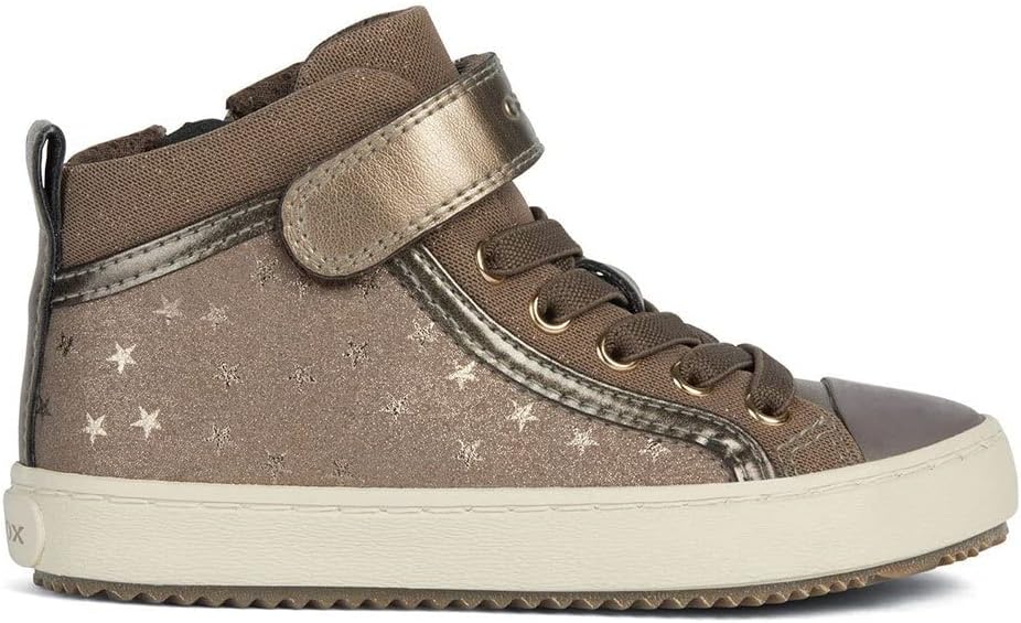 Geox Mädchen J Kalispera Girl I Sneakers 24 EU Smoke Grey, 24 EU Smoke Grey
