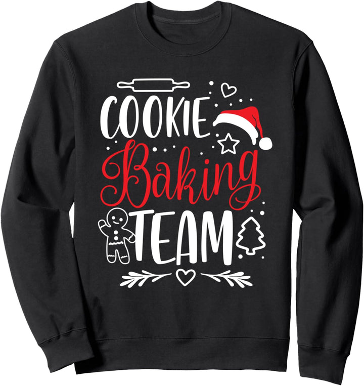 Cookie Baking Team Weihnachten Gruppe Backen Kekse Plätzchen Sweatshirt