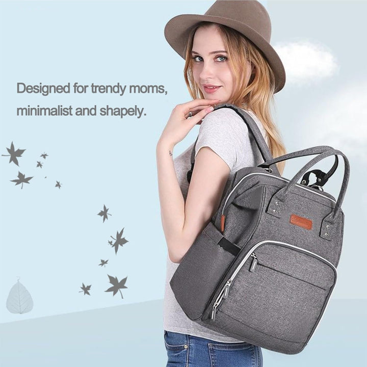Baby Wickelrucksack Wickeltasche,Multifunktional Grosse Kapazität Rucksack,Babytasche Reisetasche fü