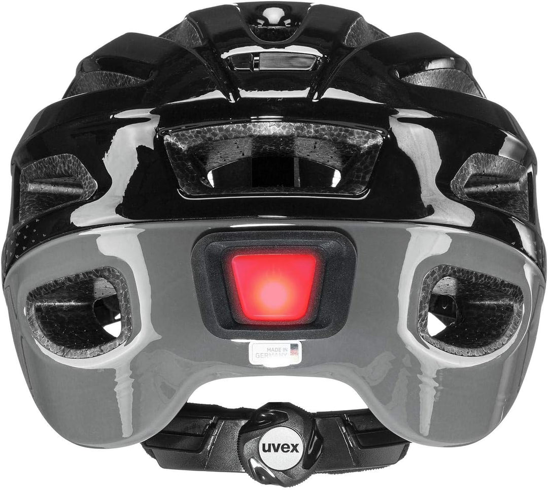 Uvex Unisex-Erwachsene True Fahrradhelm black - grey 52-56 cm, black - grey 52-56 cm