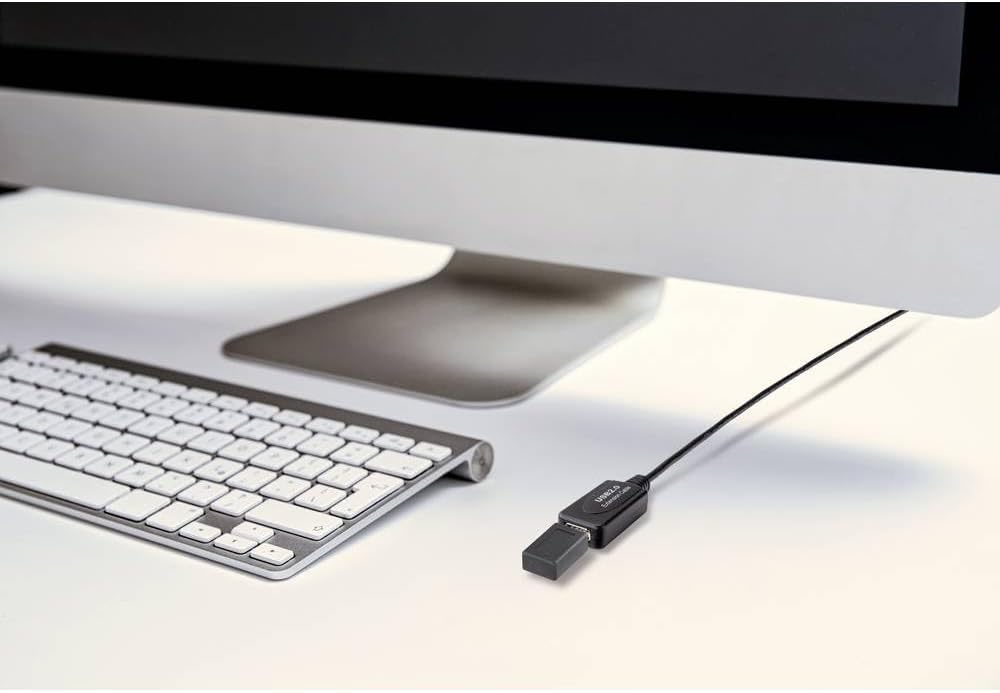 Renkforce USB-Kabel USB 2.0 USB-A Stecker, USB-A Buchse 20.00 m Schwarz Aktiv mit Signalverstärkung