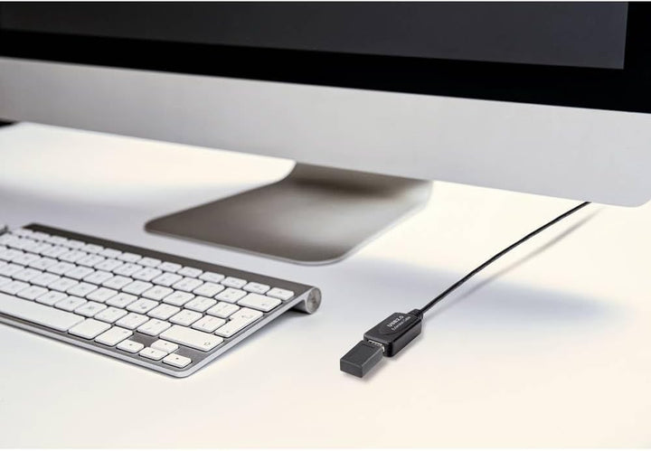 Renkforce USB-Kabel USB 2.0 USB-A Stecker, USB-A Buchse 20.00 m Schwarz Aktiv mit Signalverstärkung