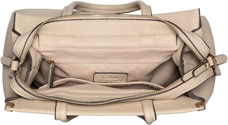 Gabor bags Gela Damen Shopper Umhängetasche Reissverschluss Beige 35 x 13,5 x 24 Beige, 35 x 13,5 x