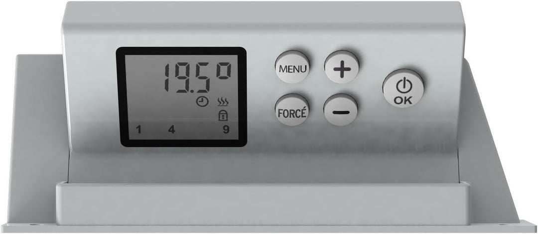 Cayenne Handtuchheizkörper, Glas LCD 1000 W weiss