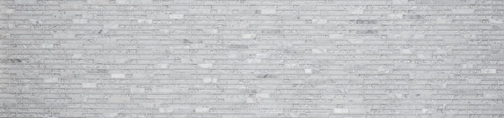 Glasmosaik Verbund Crystal/Stein mix weiss Transluzent Transparent 3D, Mosaikstein Format: 15x23/48/