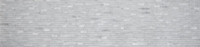 Glasmosaik Verbund Crystal/Stein mix weiss Transluzent Transparent 3D, Mosaikstein Format: 15x23/48/