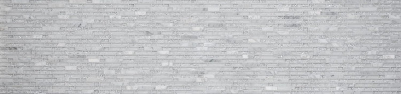 Glasmosaik Verbund Crystal/Stein mix weiss Transluzent Transparent 3D, Mosaikstein Format: 15x23/48/