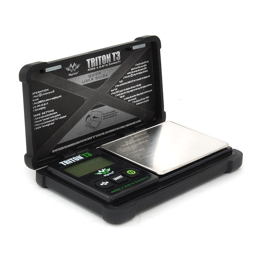 My Weigh T3 400 Triton, digitale Taschenwaage, Schwarz UNT, UNT
