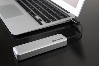 Transcend 480 GB JetDrive JDM 825 Thunderbolt AHCI PCIe™ Portable SSD TS480GJDM825 Mit Thunderbolt-G