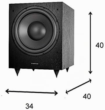 DYNAVOICE Magic MW12 Aktiv-Subwoofer, 30,5 cm (12 Zoll), Schwarz