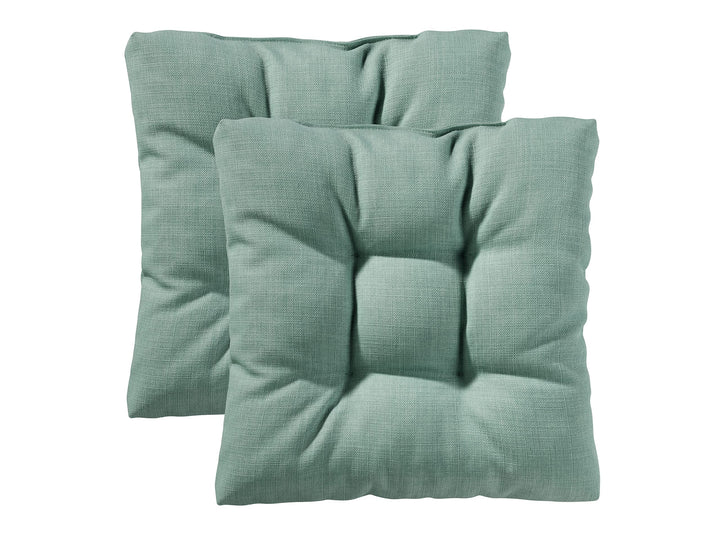 Traumnacht Cozy Stuhlkissen 2er Set 40 x 40 x 6 cm, Sitzkissen für Gartenstuhl, Küche &amp; Esszimmer, I