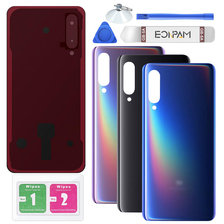 Akkudeckel für Xiaomi Mi 9 M1902F1G Blau Xiaomi Mi 9 Blau, Xiaomi Mi 9 Blau