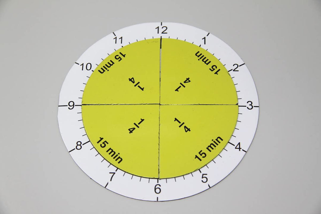 WISSNER 120140 aktiv lernen - Fraction Clock ZeitangabenundBruchteile