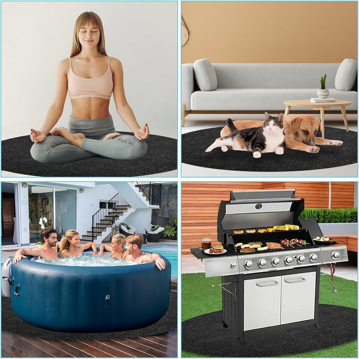 Hot Tub Matte für oberirdischen Pool, Unter Pool Matten, Swingming Pool Unterlage, Aufblasbare Spa P