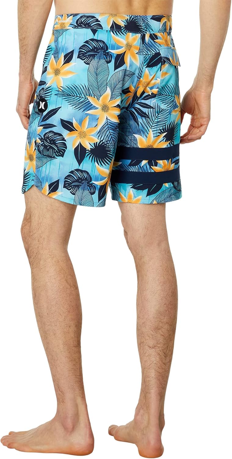 Hurley Herren Phantom-eco Block Party 18' Badeshorts für Herren 28 Meerblick, 28 Meerblick