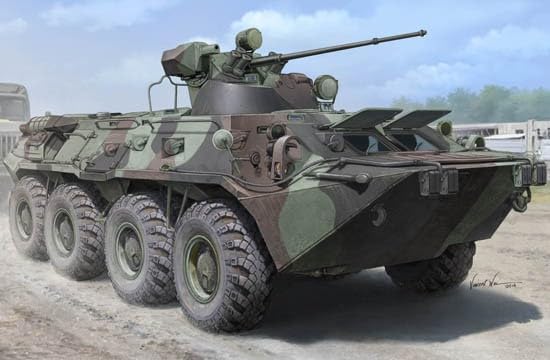 Trumpeter 01595 - Modellbausatz Russian BTR-80A APC