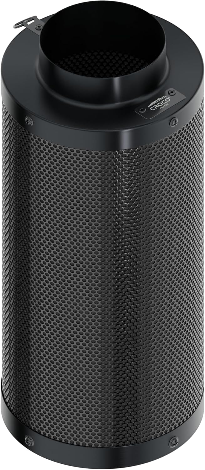 Croco - Aktivkohlefilter Grow - Kohlefilter für Growzelt - Growbox, Growzelt, Hydrokultur, Zuchtzelt