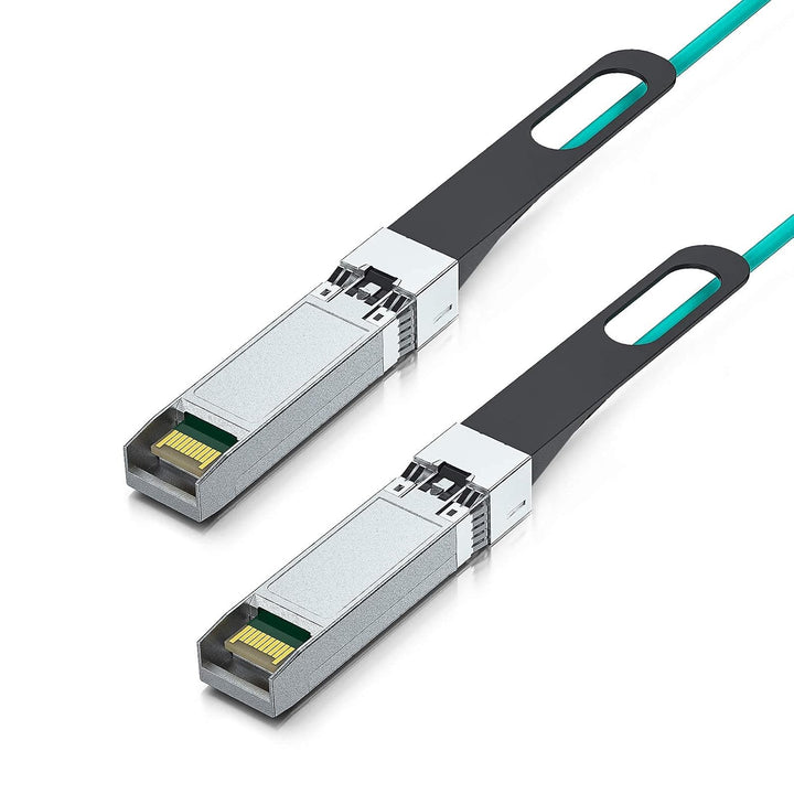 10Gtek für Intel 10GbE SFP+ AOC Kabel 15-Meter, 10GBASE Active Optical SFP+ OM3 MMF Cable 15m for In