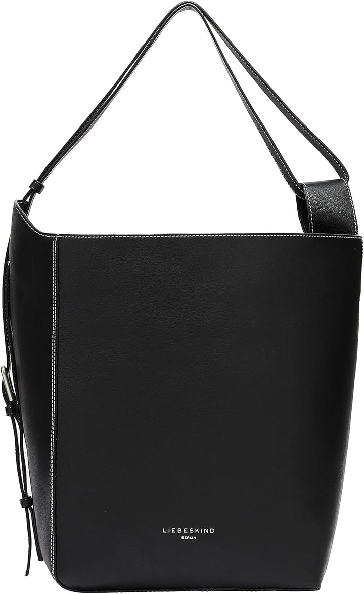 Liebeskind Damen Bowie Hobo L Schwarz, Schwarz