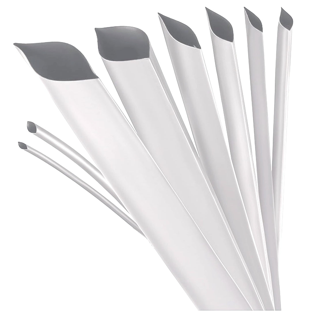 ISOLATECH Schrumpfschlauch Meterware weiss mit Kleber Ø 100mm 3 Meter Schrumpfverhältnis 3:1 Set Pol