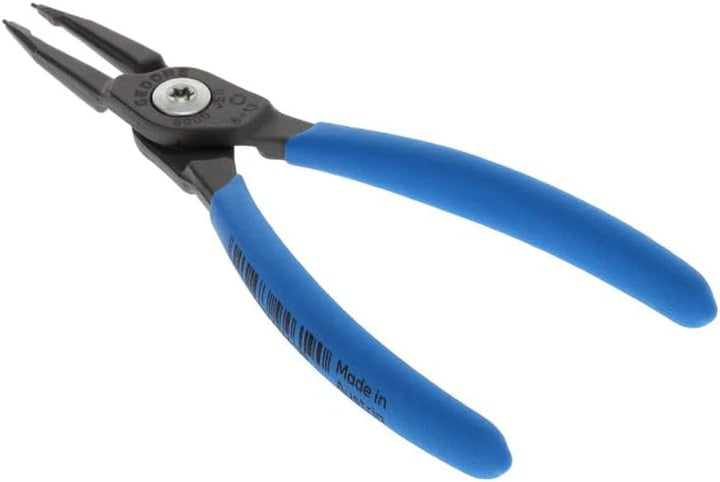 GEDORE Montagezange für Sicherungsring innen, Verwindungshemmend, gerade Backen, Spitzen-Ø: 0,9 mm,