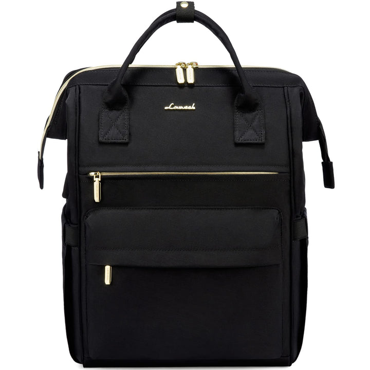 LOVEVOOK Rucksack Damen, 15,6 Zoll Laptop Arbeitstasche Schulrucksack mit USB Ladeanschluss, Wasserd
