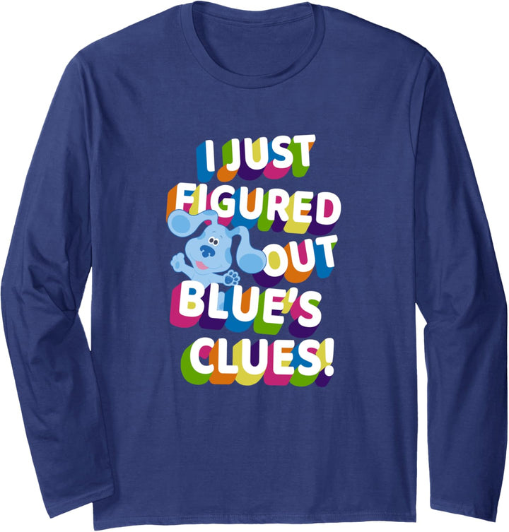 Blue's Clues & You I Just Figured Out Blue's Clues Colorful Langarmshirt