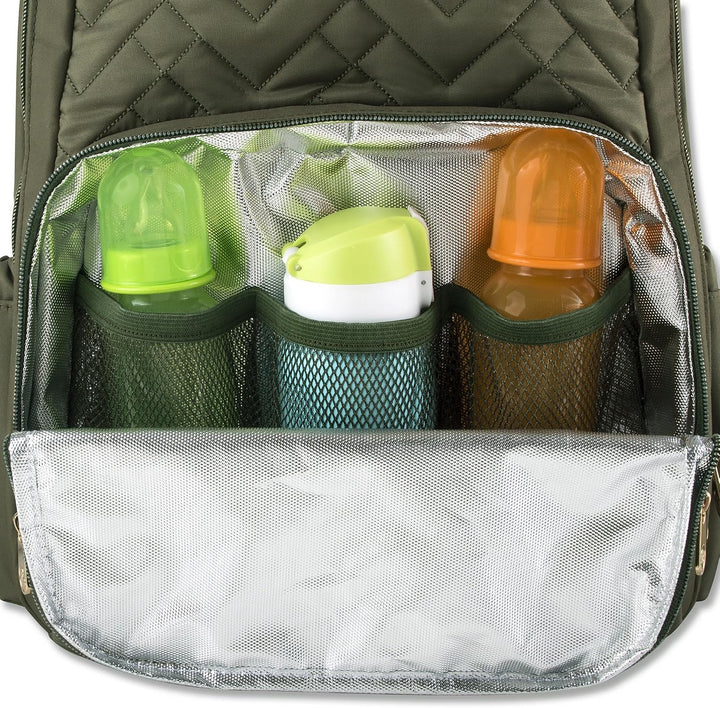 Baby Essentials Fisher-Price Signature Morgan Rucksack Wickeltasche mit Wickelunterlage, Kinderwagen
