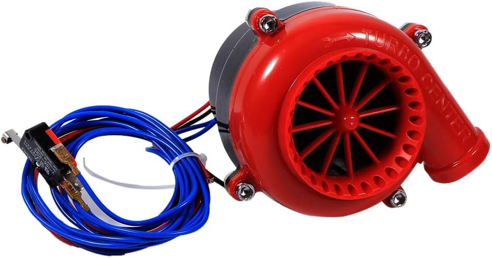 Fake Turbo, Qiilu Auto Elektronische Gefälschte Dump Turbo Wegblasen Hooter Ventil Analog Sound BOV