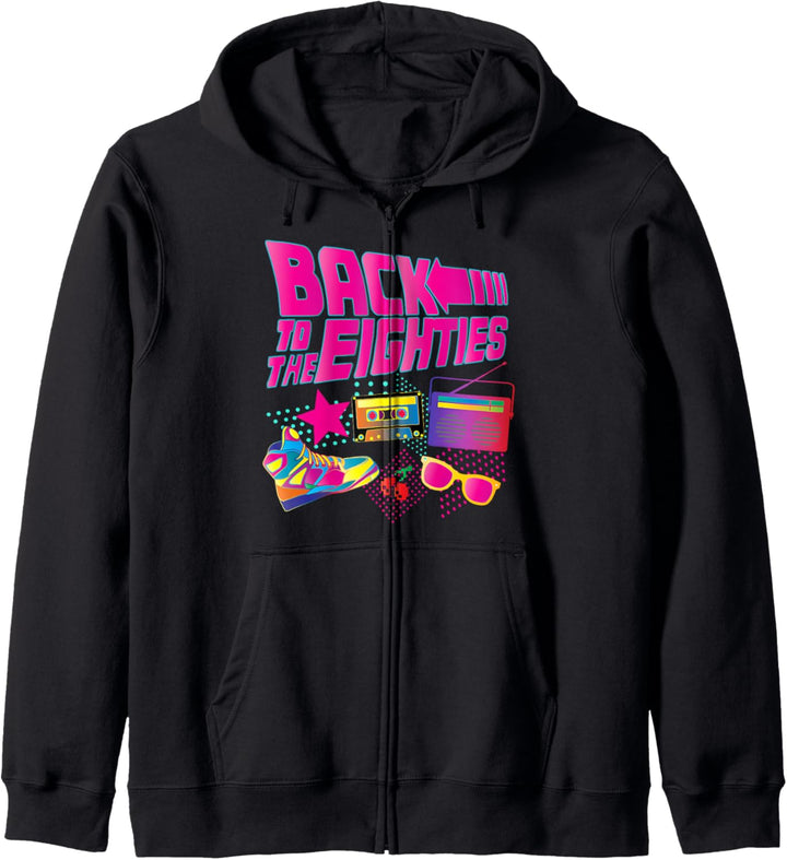 80er Jahre Retro Motto I love 80's Kapuzenjacke