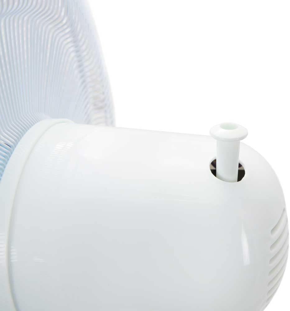 Orbegozo TF 0138 - Leiser Tischventilator, Drehfunktion, vier Stufen, Turbofunktion, LED-Beleuchtung