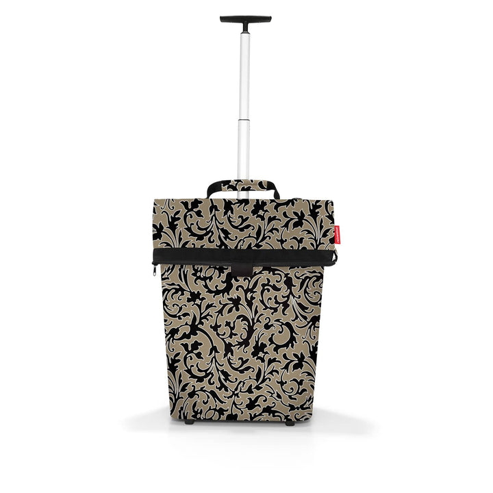 reisenthel Trolley M Baroque Marble Tragbarer Einkaufstrolley mit stabilem Aluminiumrahmen Aus wasse