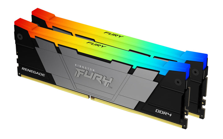 Kingston Fury Renegade RGB 16GB 3600MT/s DDR4 CL16 DIMM (Kit mit 2) Desktop Gaming Speicher - KF436C