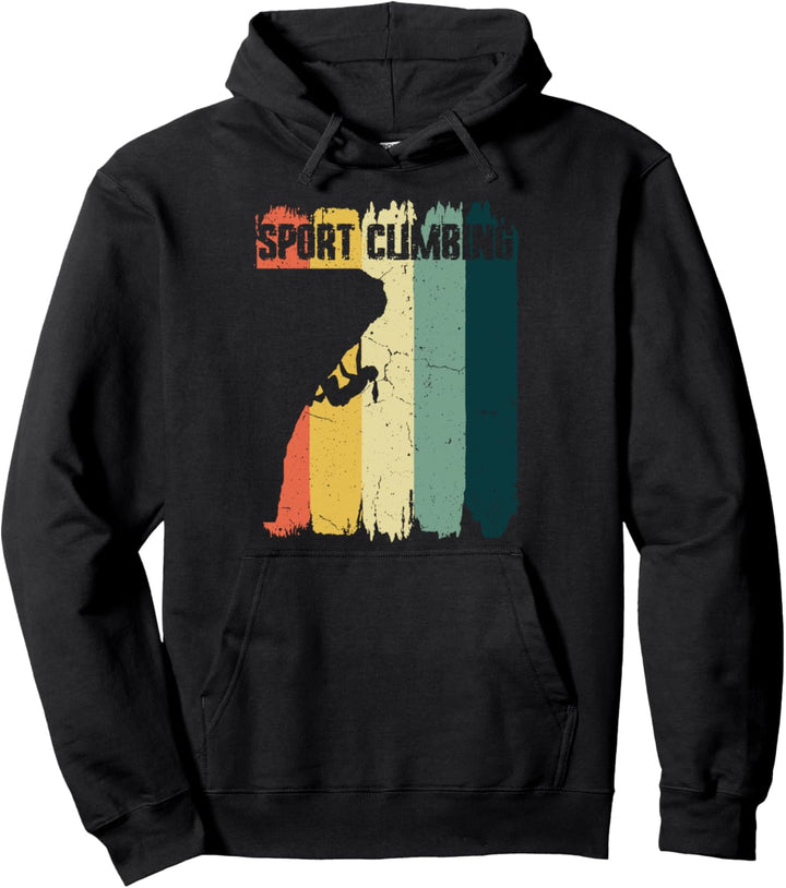 Klettern Sport Retro Vintage Bergsteiger Pullover Hoodie