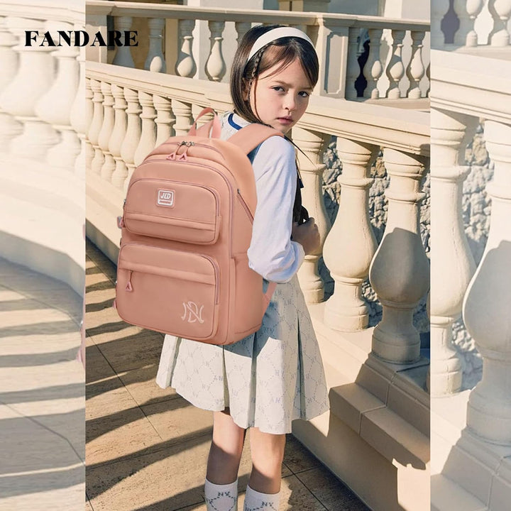 FANDARE Kinderrucksack Schulranzen Schultaschen Jungen Mädchen Schulrucksack Kinder Schultasche für