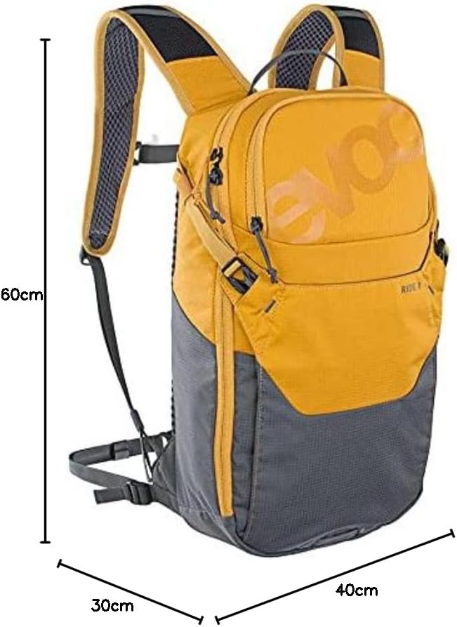 EVOC RIDE 8 Fahrradrucksack, Trekkingrucksack für Trails & andere Aktivitäten (cleveres Taschenmanag