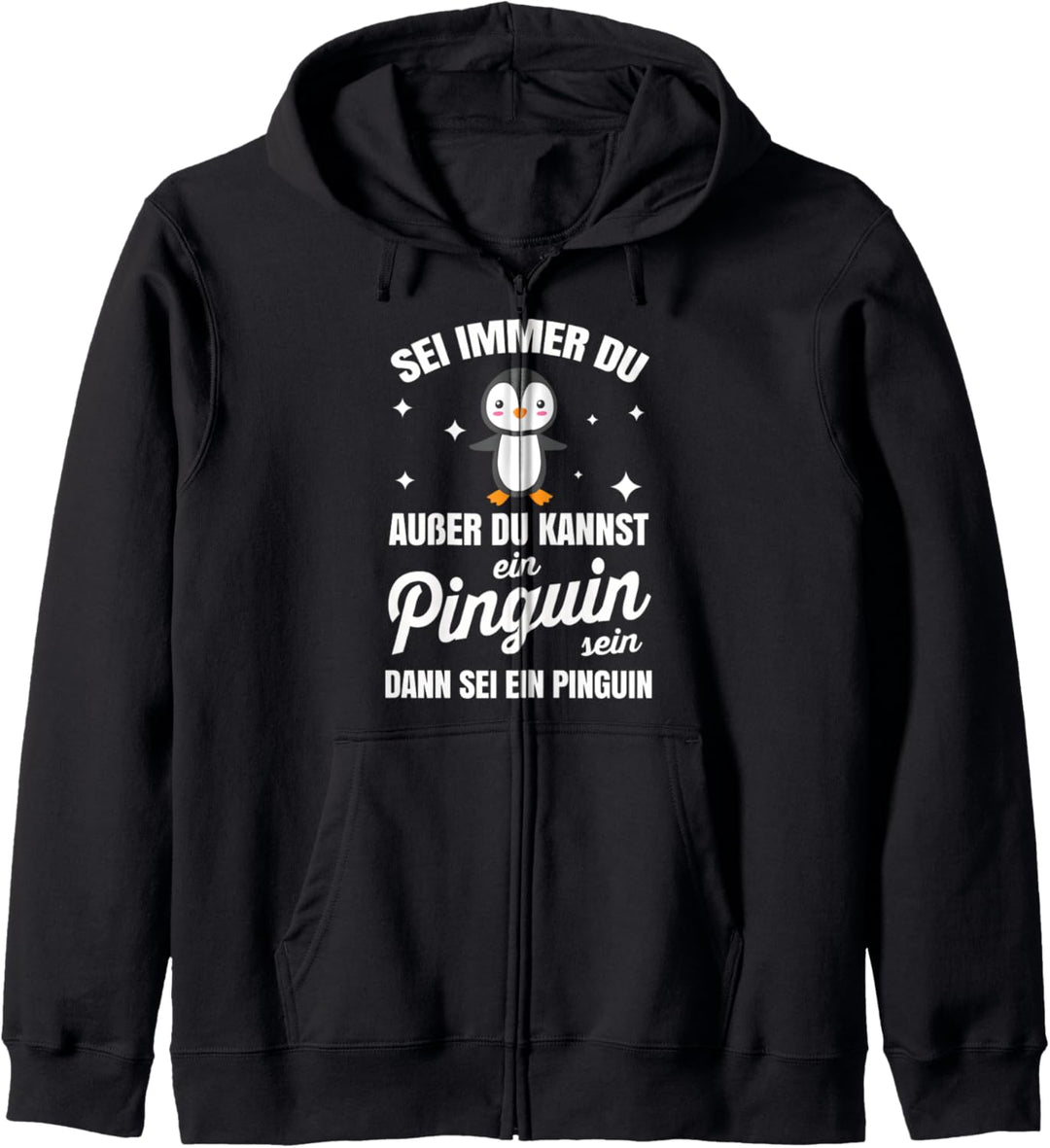 Pinguin Geschenk Penguin Jungen Mädchen Kinder Antarktis Kapuzenjacke