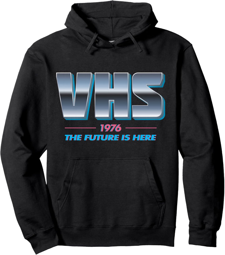 VHS Tape - The Future Is Here - Funny Retro Lover - Video Pullover Hoodie
