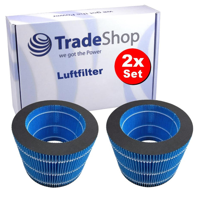 2x Trade-Shop Filter Rundfilter Ersatzfilter kompatibel mit Philips HU3918 HU3916 HU3915 HU2718 HU27