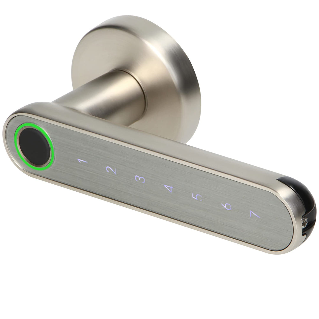 Miratic Elektronisches Türschloss mit Touch-Tastatur und Smart-Funktion - Fingerabdruckleser, Blueto