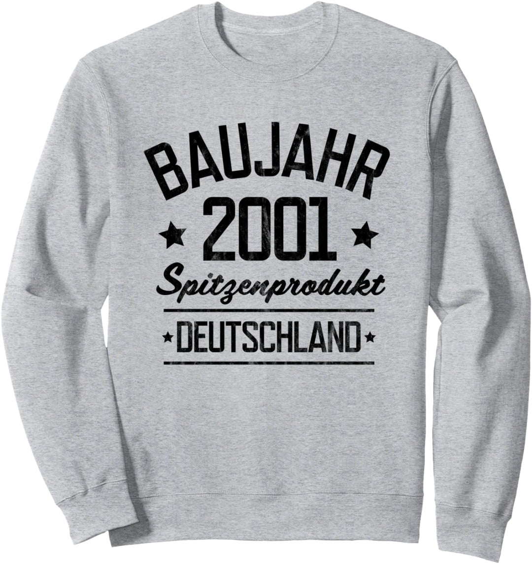 Geschenke für 19 Jahre alt Baujahr 2001 Deutschland Sweatshirt