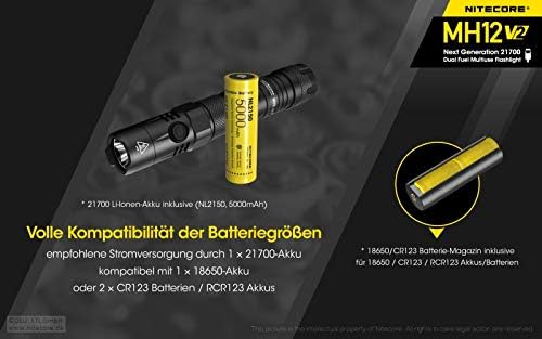 Flashlight MH SERIES/1200 LUMENS MH12 V2 NITECORE