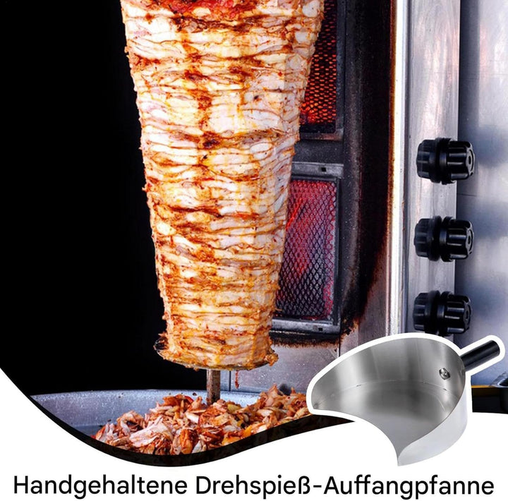 Grillschaufel Mit Grosser Kapazitätsschaufel, Handheld Rotisserie Catcher Pan Für Shawarma Machine K