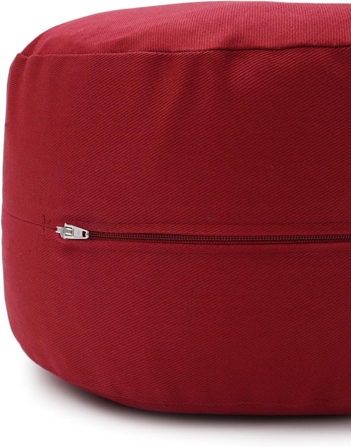 Yogabox Glückssitz® Yogakissen OVAL - regional hergestellt bordeaux, bordeaux
