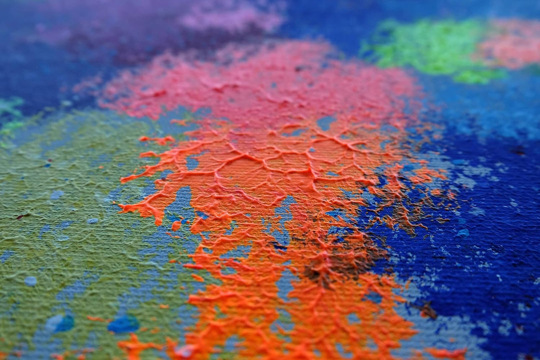 Monica Mirafiori I 100% HANDGEMALT I Gemälde Herz 100x70cm | Gemälde Handgemalt | Acrylgemälde | Seh